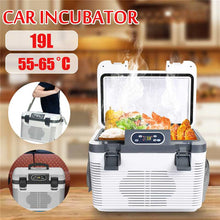 Load image into Gallery viewer, 19L Car Refrigerator Freeze heating DC12-24V/AC220V Fridge Compressor for Car Home Picnic Refrigeration heating -5~65 Degrees
