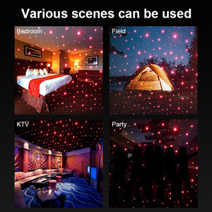 Universal Mini LED Car Roof Star Ceiling Lights Projector Light Interior